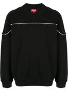 Supreme Yoke Piping Sweatshirt - Black