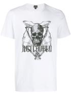 Just Cavalli Skull Chain Print T-shirt - White