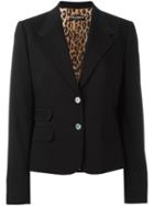 Classic Blazer, Women's, Size: 40, Black, Virgin Wool/spandex/elastane/polyester, Dolce & Gabbana