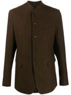Masnada Single-breasted Fitted Blazer - Brown