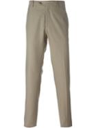 Etro Tailored Trousers, Men's, Size: 48, Green, Cotton/spandex/elastane