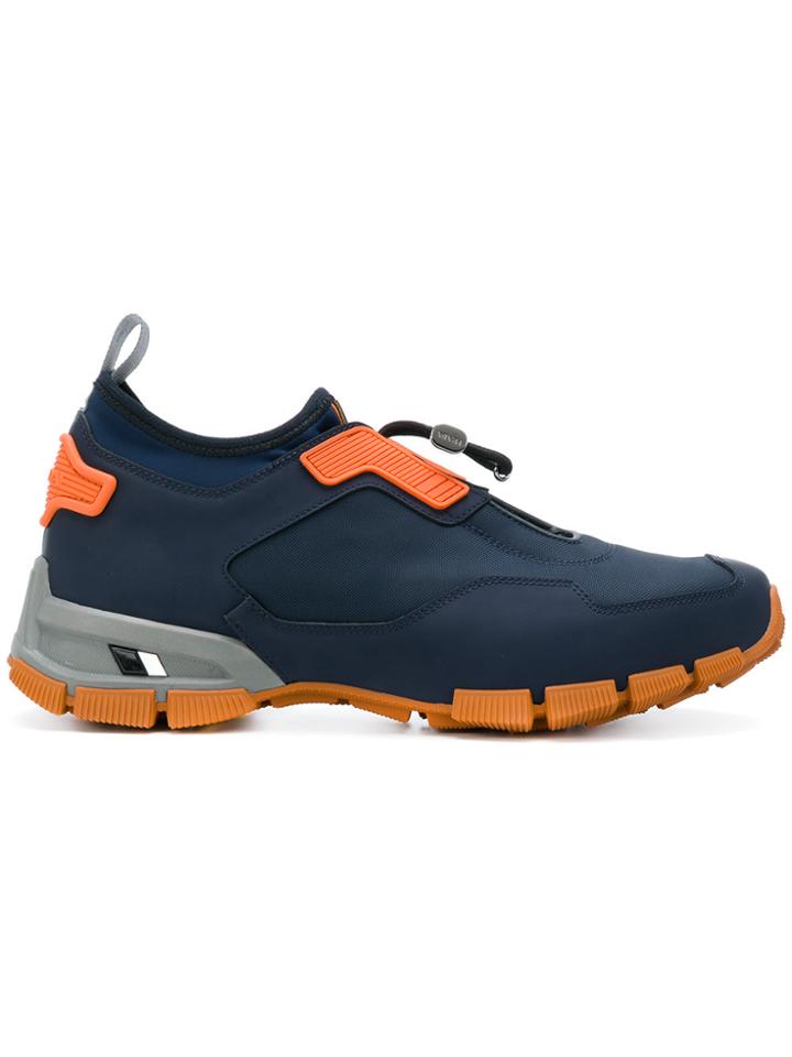 Prada Adjustable Sneakers - Blue