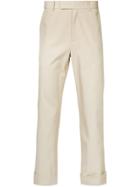 Ck Calvin Klein Cropped Trench Trousers - Nude & Neutrals