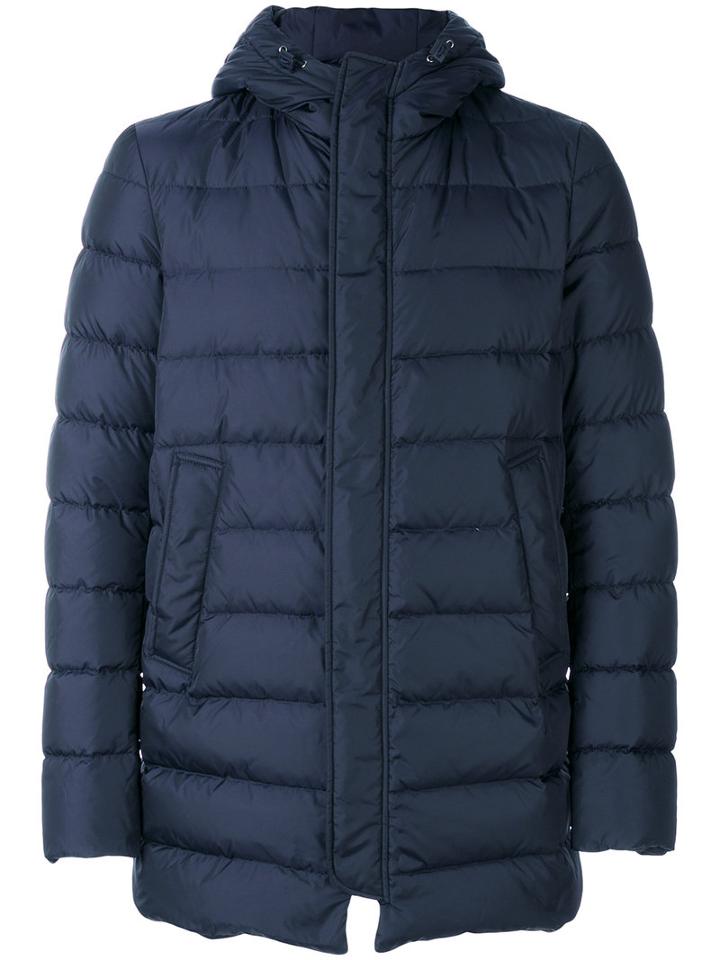 Herno - Padded Jacket - Men - Polyamide - 48, Blue, Polyamide