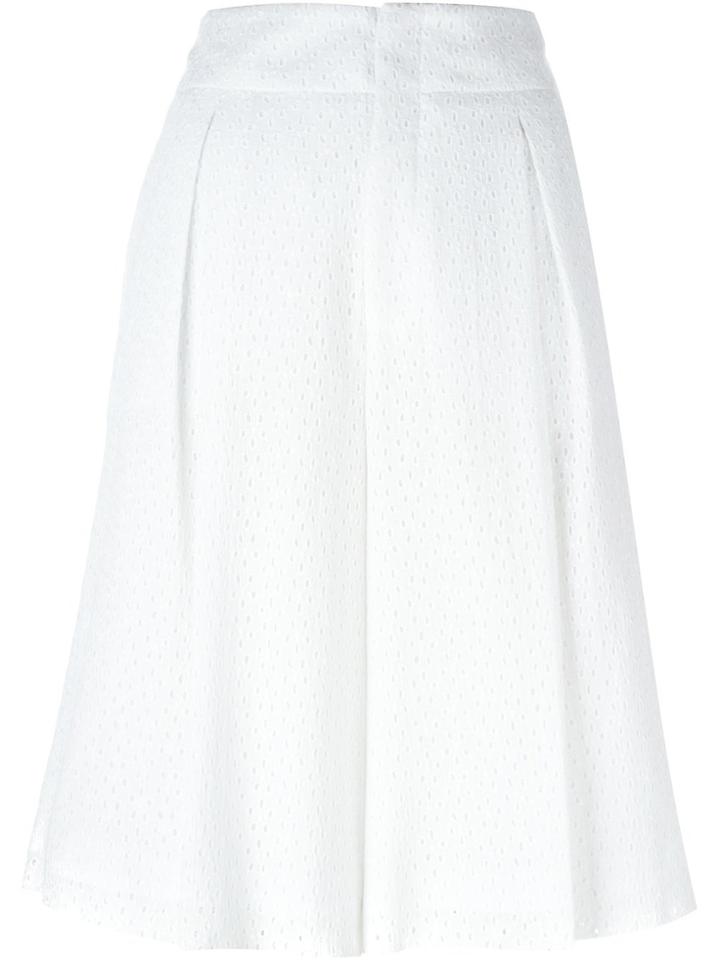 Joseph Broderie Anglaise Knee Shorts - White