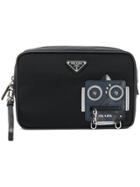 Prada Robot Wash Bag - Black