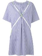 Marios - Striped T-shirt Dress - Women - Cotton - M, Blue, Cotton