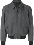Tom Ford Collar Bomber Jacket - Grey