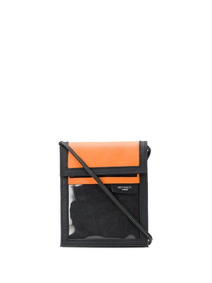 Not Guilty Homme Touch Strap Crossbody Bag - Orange