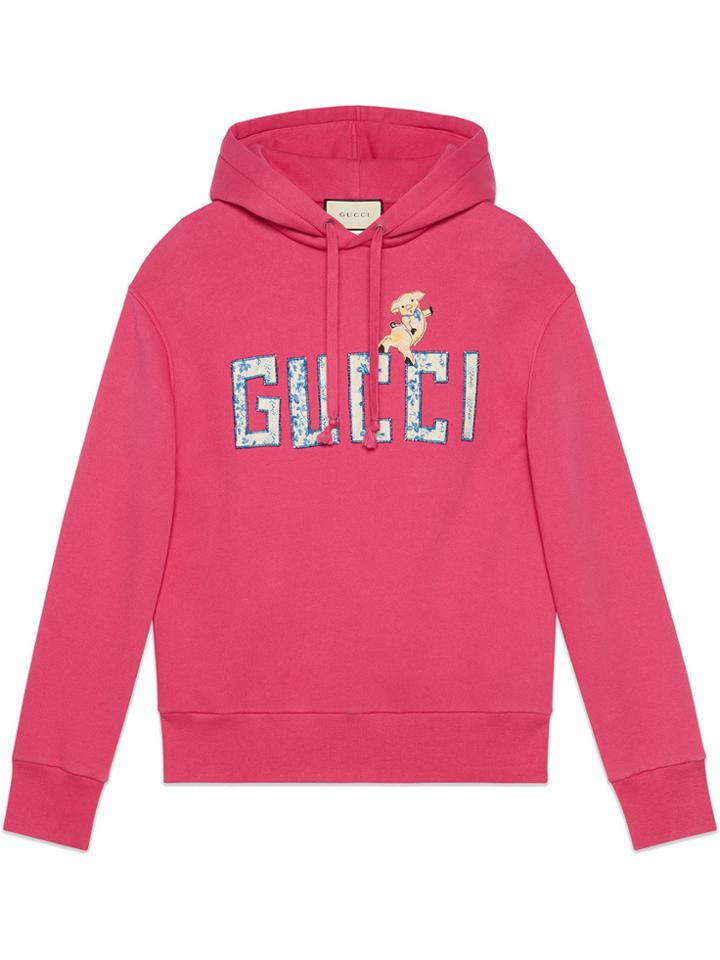 Gucci Gucci Sweatshirt With Piglet - Pink & Purple