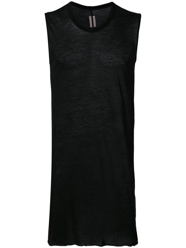 Rick Owens - Long Length T-shirt - Men - Cotton - M, Black, Cotton