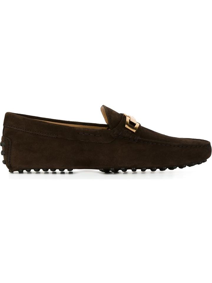 Tod's Bar Logo Detail Loafers