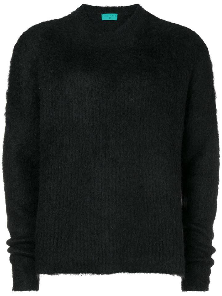 Paura Classic Knit Sweater - Black