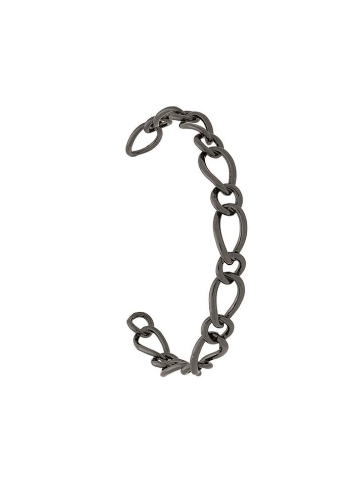Federica Tosi Chain Link Bangle - Black