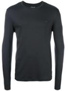 Michael Kors Round Neck Longsleeved T-shirt, Men's, Size: Medium, Grey, Cotton