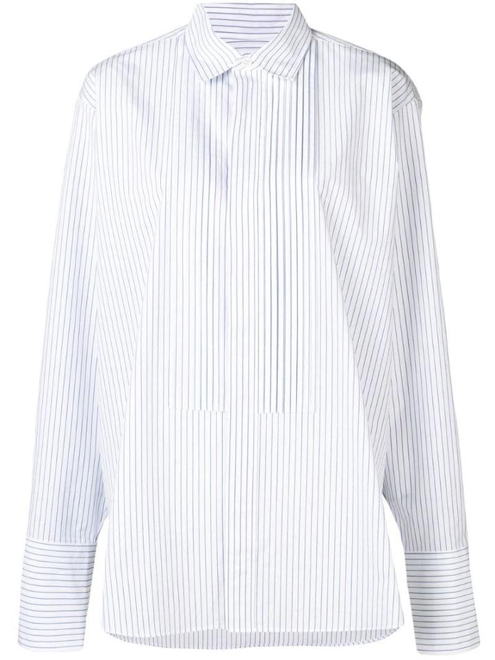 Golden Goose Oversized Striped Shirt - White