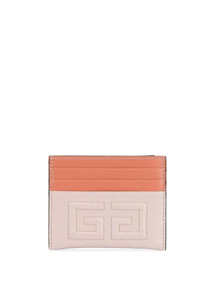 Givenchy Stitched Logo Cardholder - Pink