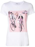 Blugirl Bike Print T-shirt - White
