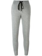 Markus Lupfer Tapered Track Pants, Women's, Size: Small, Grey, Cotton/metallic Fibre