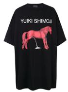 Yuiki Shimoji Bold Oversized T-shirt - Black