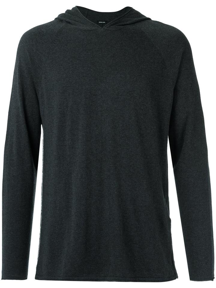 Osklen - Long Sleeves Jumper - Men - Cotton - G, Grey, Cotton