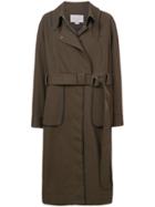 Jason Wu Grey Belted Trench Coat - Green