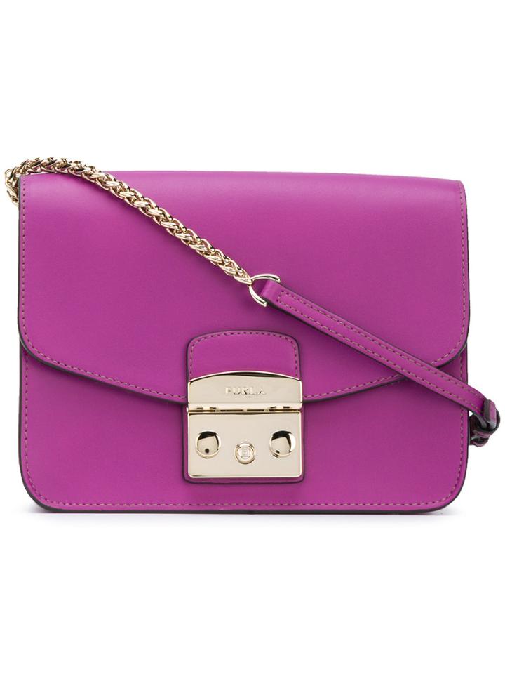 Furla Metropolitan Shoulder Bag - Pink & Purple