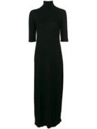 Mm6 Maison Margiela Short-sleeve Sweater Dress - Black