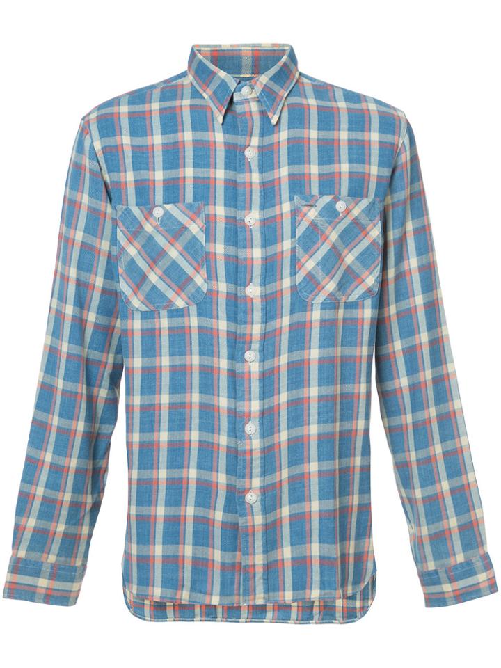 Rrl Classic Check Shirt - Blue