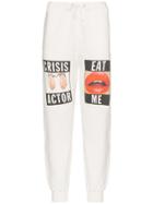 Neighborhood X Cali Crisis Actor And Eat Me Printed Cotton Track Pants