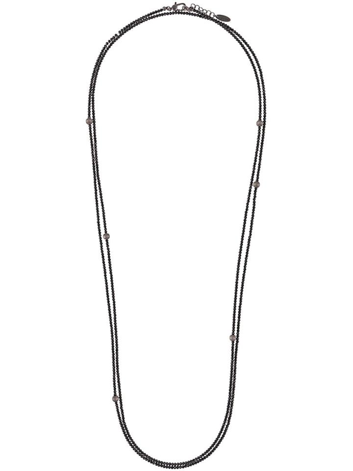 Brunello Cucinelli Spinel Necklace - Black