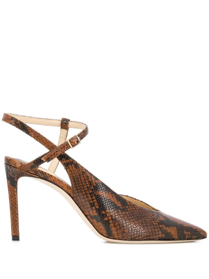 Jimmy Choo Sakeya 85 Pumps - Brown