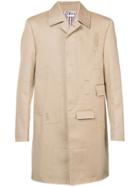 Thom Browne Single Breasted Coat - Nude & Neutrals