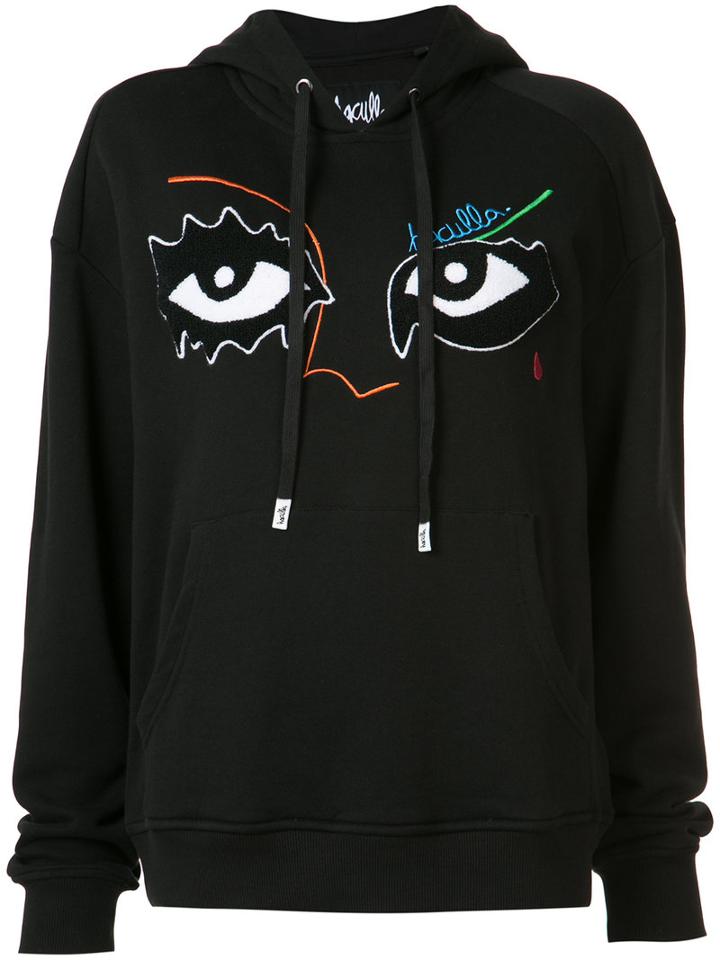 Haculla Eye Embroidered Hoody, Women's, Size: Xs, Black, Cotton