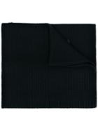 Versace Vintage Logo Knitted Scarf - Black