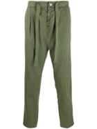 Entre Amis Straight-leg Trousers - Green