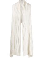 Gentry Portofino Cable-knit Scarf - White