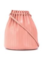 Mansur Gavriel Pleated Style Bucket Bag - Pink