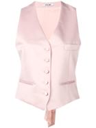 Styland Classic V-neck Vest - Pink
