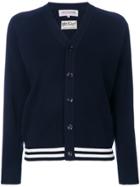 Comme Des Garçons Girl Stripe Detail Cardigan - Blue