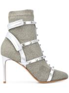 Valentino Love Latch Boots - Metallic