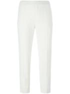 Chloé Cropped Trousers, Women's, Size: 40, Nude/neutrals, Acetate/viscose/silk