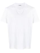 Jil Sander Regular Fit V-neck T-shirt - White