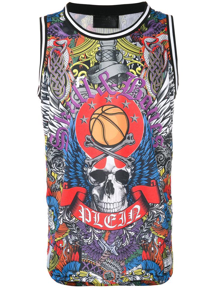 Philipp Plein - 'frost' Tank Top - Men - Polyester - M, Black, Polyester