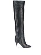 Saint Laurent Kiki 85mm Knee-length Boots - Black