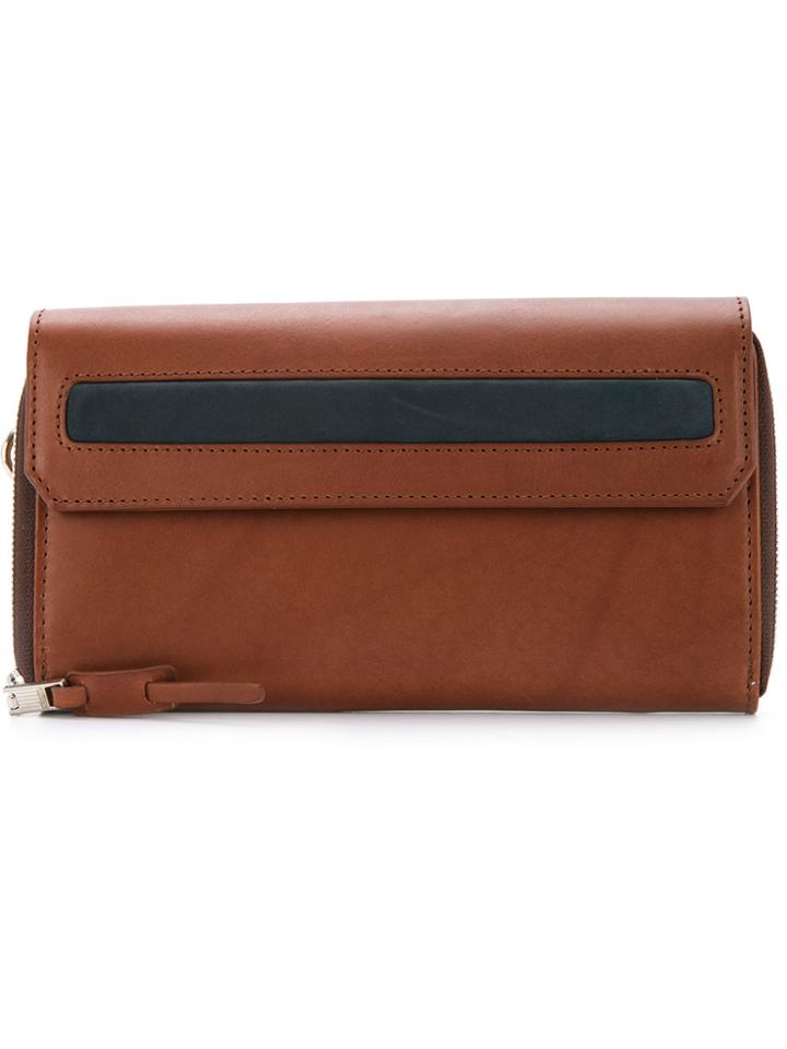 As2ov Vachetta Long Wallet - Brown