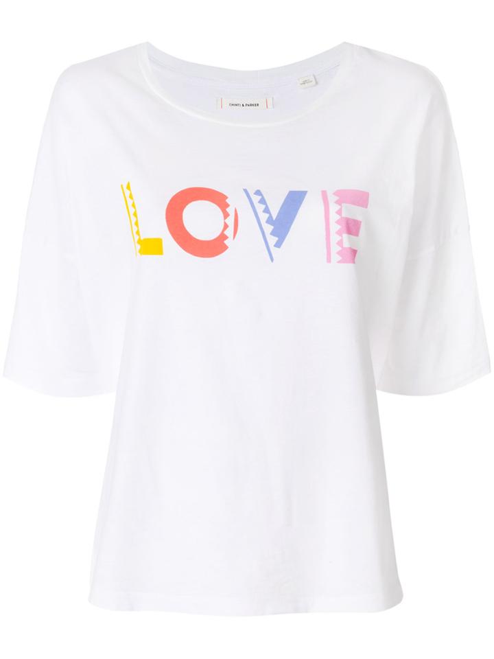Chinti & Parker Love Short-sleeved T-shirt - White