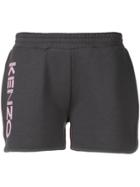 Kenzo Printed Logo Shorts - Grey