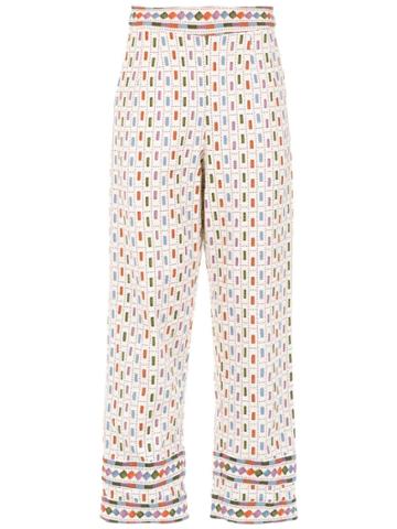 Framed Nairóbi Cropped Trousers - Neutrals