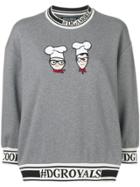 Dolce & Gabbana Dgroyals Jumper - Grey